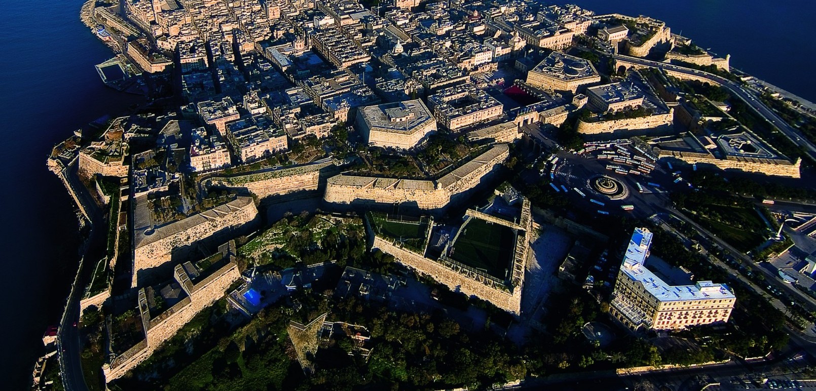 Valletta Aerial View Valletta Aerial View
